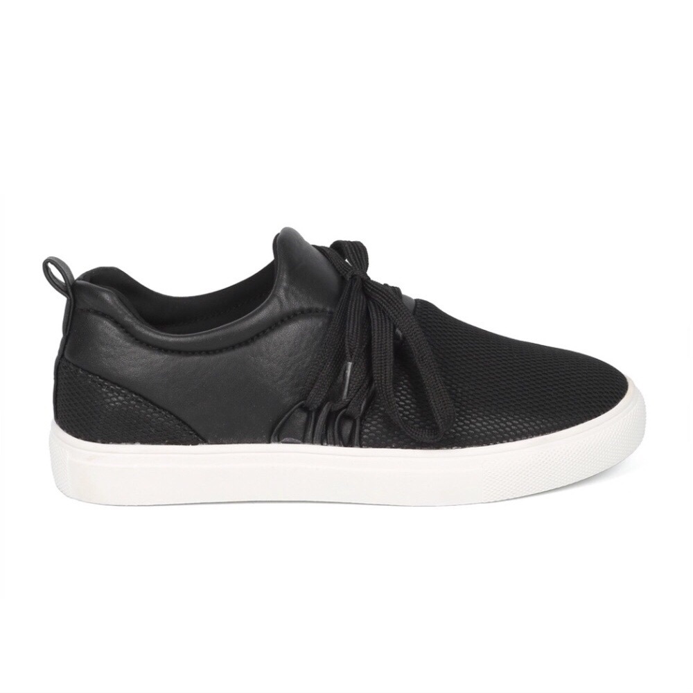 Qupid Daybreaker Sneakers Black Size 10 - Picture 4 of 8